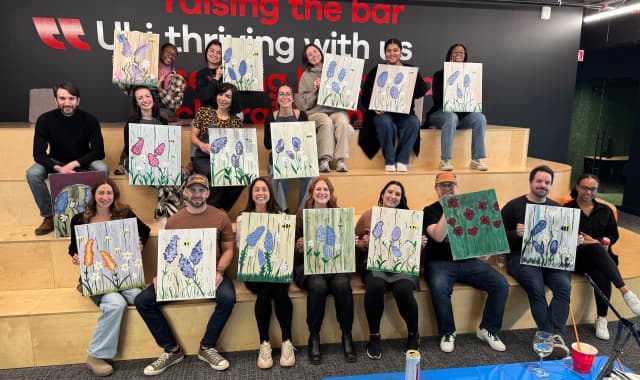 Jess & Dan's Paint Nite Montreal painting 4