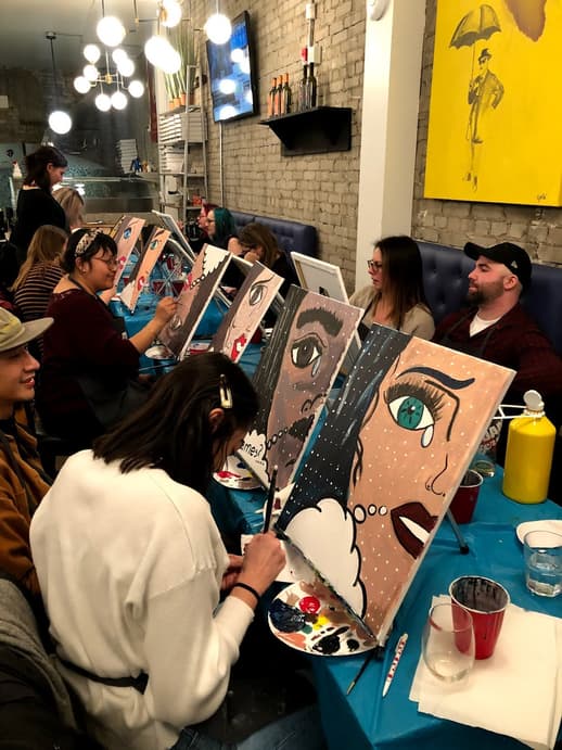 Janna - Salvador Dalia, Paint Nite artist in Calgary