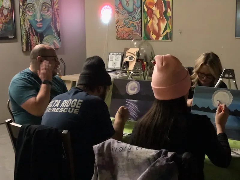 CreativelyCAN paint night
