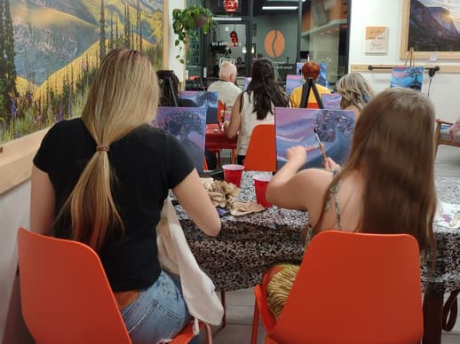 Melody Gillespie, Paint Nite artist in Loveland