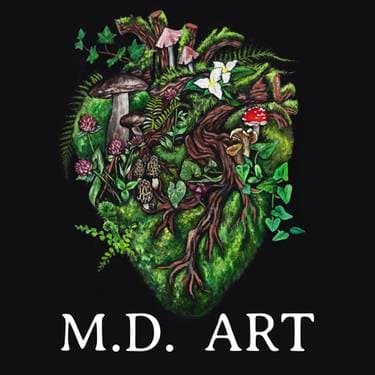 M.D. Art Paint Nite Denver shop logo