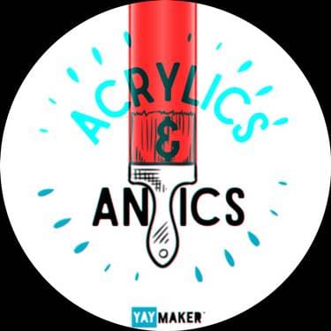 Acrylics & Antics shop logo