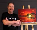 Yaymaker Host Chris Chisholm @PaintNitePeel located in Amaranth, ON Chris Chisholm, Paint Nite artist in Mississauga