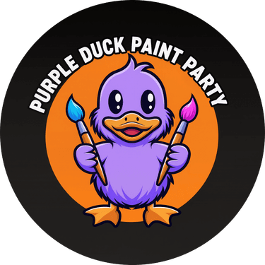 Purple Duck Paint Party shop logo