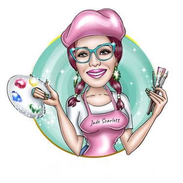 Jade Scarlett Watercolor Art shop logo