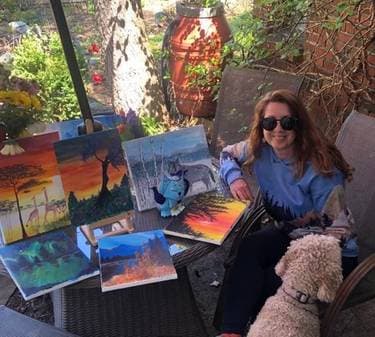 Timka's Love of Art shop logo