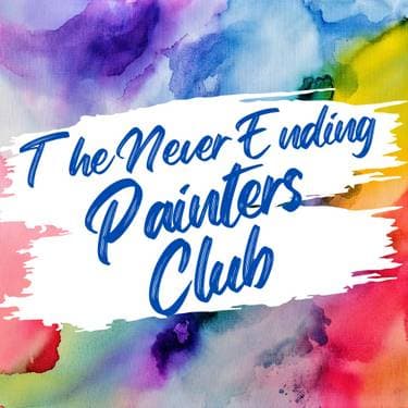The Never Ending Painters Club shop logo