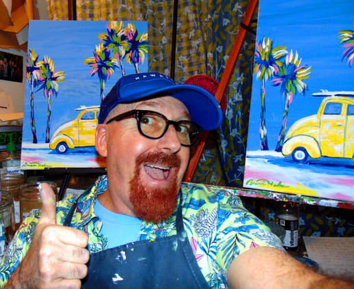 Brian Mark Hahn, Paint Nite artist in Salem