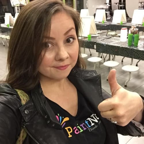 April Salter, Paint Nite artist in Worcester