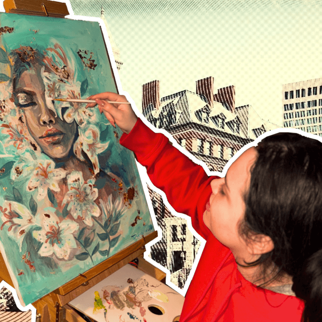 Eve Arce, Paint Nite artist in MEDFORD