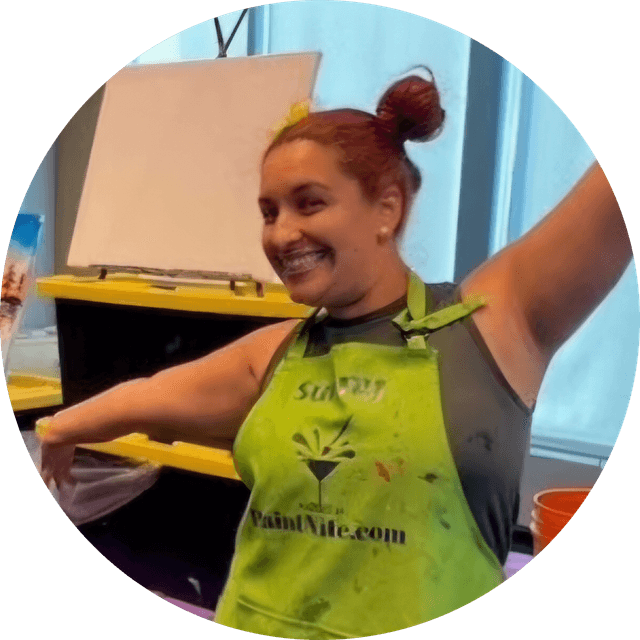 Creative Sunshine (Sunny!) #Team Creative Magic, Paint Nite artist in Nepean