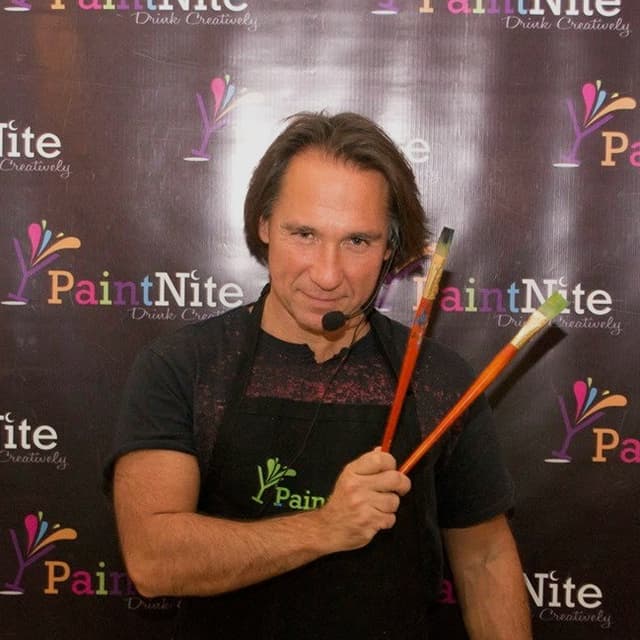 Tomas Stiegwardt, Paint Nite artist in New York