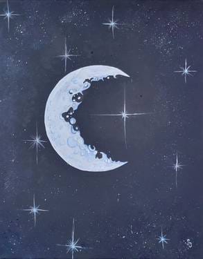 Midnight Waning — Painting