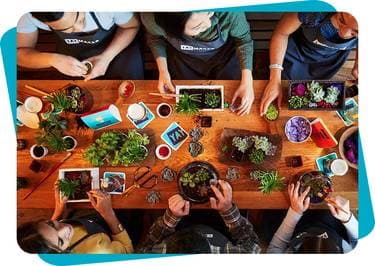 Plant Night ! Mini Succulent Workshop - Make a mini terrarium - Paint and sip event at Poppi's Italian Eatery in Borden, ON - PaintNite.com