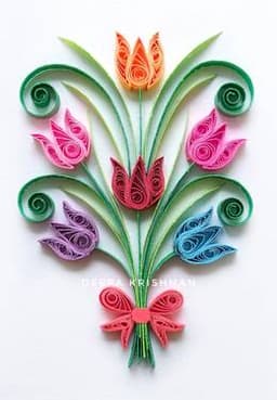 Tulips - Paper Quilling thumbnail