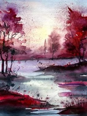 Watercolors at the Studio — Painting