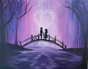 Love On the Bridge — Painting
