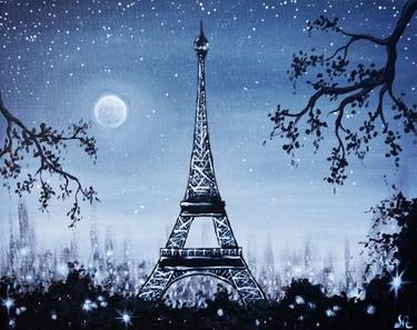 paris en noir - hopcat - 4/2/18 — Painting