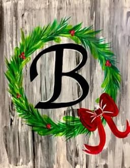Christmas Wreath Monogram thumbnail