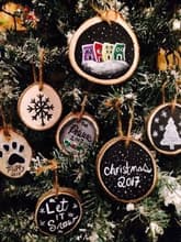 Customizable Wood Slice Ornaments thumbnail