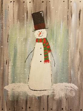 Skinny Snowman - Paint and sip event at 10 DEAN - Waverley in Toronto, ON - PaintNite.com