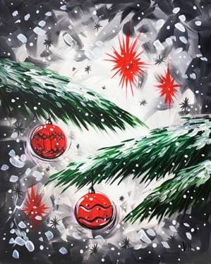 Holiday Joy II - Paint and sip event at Irish Wolfhound Restaurant & Pub in SURPRISE, AZ - PaintNite.com