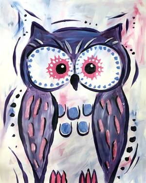 Owl Friend — Painting