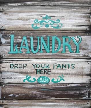 Dirty Laundry - Barn Board - Paint and sip event at Arch ii Sports Bar and Grill in Rocky Hill, CT - PaintNite.com