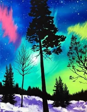 Twilight Lights at Kingston House — Painting