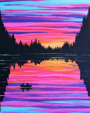 Lake Sunset II - Paint and sip event at AC Hotel Minneapolis Downtown in Minneapolis, MN - PaintNite.com