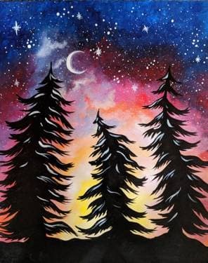 Dancing with the Stars II - Paint and sip event at Oyama Lake Paint Party Bus in LAKE COUNTRY, BC - PaintNite.com