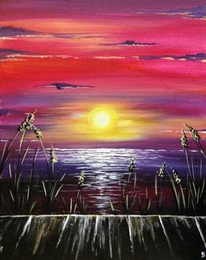 By the Dock of the Bay - Paint and sip event at Saffron's in Winnipeg, MB - PaintNite.com