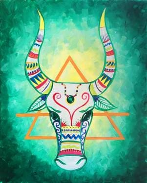 Zodiac Magic: Taurus - Paint and sip event at Tavolo Kitchen (Wantagh) #teamtavarone in Wantagh, NY - PaintNite.com