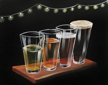 Wish You Were Beer - Paint and sip event at The Big Rip Brewing Co. in Kansas City, MO - PaintNite.com