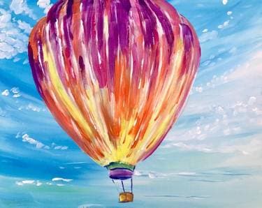 Touch The Sky - Paint and sip event at Urban 360 Pizza Grill and Tap House in Albuquerque, NM - PaintNite.com