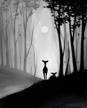 Paint Nite @Moose Orleans FRIDAYS: Forest Friends — Painting