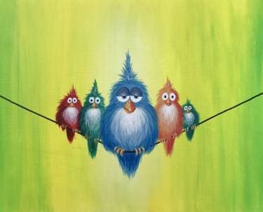 Not One Peep! - Paint and sip event at Moulin Wakefield Mill Hotel & Spa in Wakefield, QC - PaintNite.com