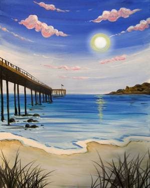 Jersey Shore - Paint and sip event at George Street Ale House in New Brunswick, NJ - PaintNite.com