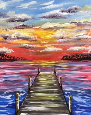 Paint Nite @ Wild Wing Kingston SATURDAY: Paradise Dock — Painting