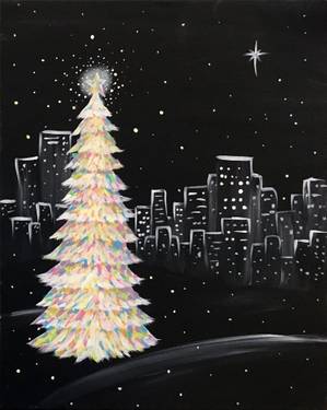 Christmastime in the City — Painting