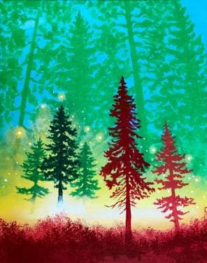 The Magic Forest - Paint and sip event at AC Hotel Minneapolis Downtown in Minneapolis, MN - PaintNite.com