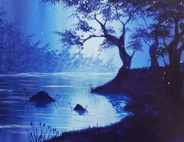 Peace at Twilight - Paint and sip event at TalkTales Entertainment in Los Angeles , CA - PaintNite.com