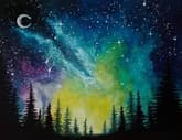 Moonlit Forest Milky Way thumbnail