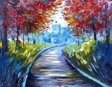 City Park Path - Paint and sip event at Black Sheep Pizza (North Loop Minneapolis, MN) in Minneapolis, MN - PaintNite.com