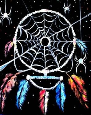 Spider Dreams - Paint and sip event at Dave & Busters in Virginia Beach, VA - PaintNite.com