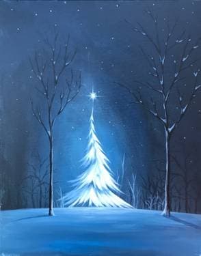 Magical Winter Discovery - Paint Nite event in Calgary , AB