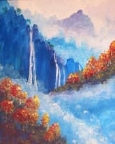 Autumn Falls in the Mist thumbnail