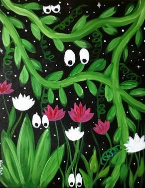The Jungle Has Eyes ~ Kids Welcome — Painting