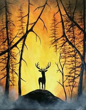 The Prince of Autumn - Paint Nite event in Cuba, MO