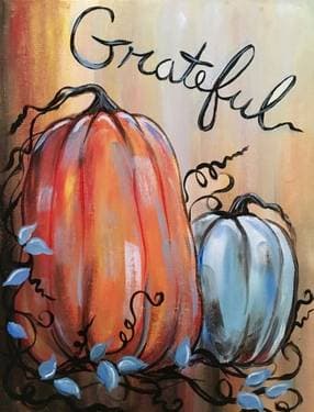 Gratefulness and Pumpkins - Paint Nite event in ANCHORAGE, AK